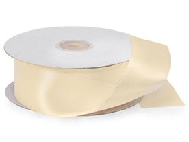 Ivory, Double Satin, Ribbon, 1 1/2" X 50, #9