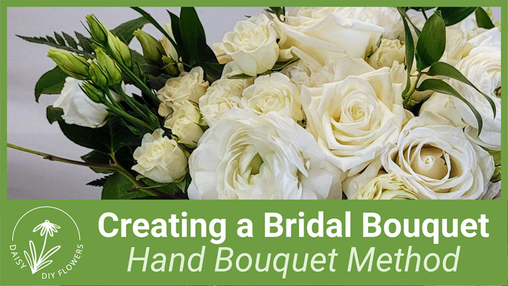 how to make a hand bridal bouquet at home